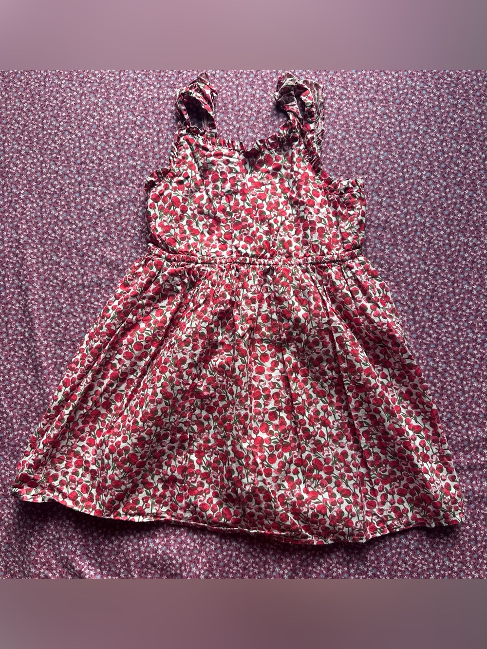 J. Crew Girls' Red Cherry-Print Sundress